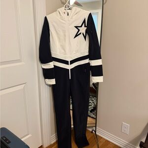 Black and White Perfect Moment Ski Suit